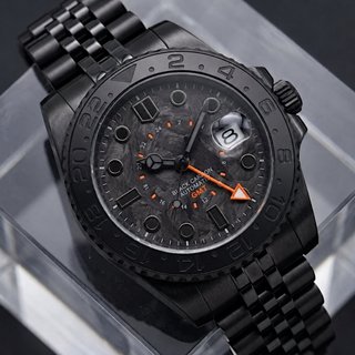 GMT Automático NH34 Full Carbon Orange Limited Mod