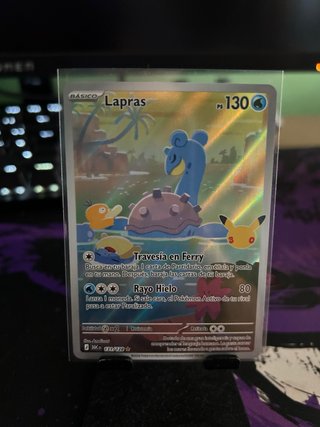 Lapras Básico 130 PS Carta Pokémon