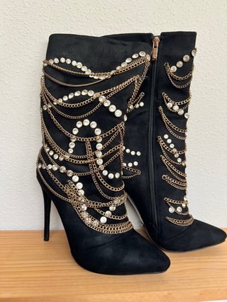 Botas Altas Sergio Todzi Negras Talla 37