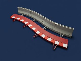 Pianos para Scalextric pista gris punta flecha
