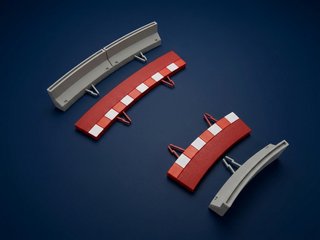 Pianos para Scalextric pista gris punta flecha