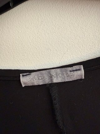 Camiseta larga negra