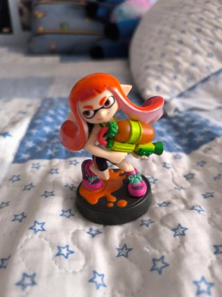Amiibo Inkling Chica Naranja - Splatoon