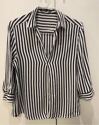 Blusa de rayas Bershka