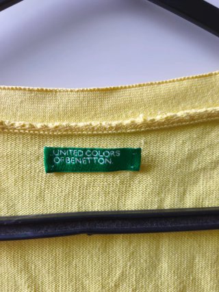 Casaco Amarelo de Verão - Benetton
