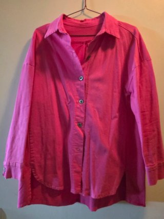 Sobrecamisa Vaquera Fucsia