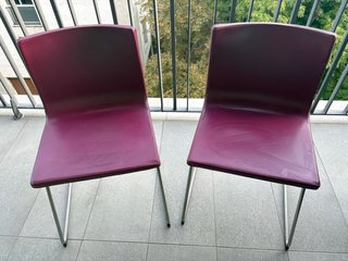 2 Sillas Burdeos Polipiel Ikea