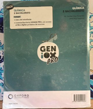 Química, 2 Bachillerato, Geniox Pro