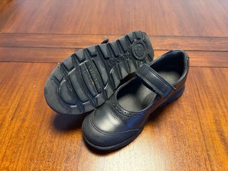 Zapatos colegiales niña negros, talla 29