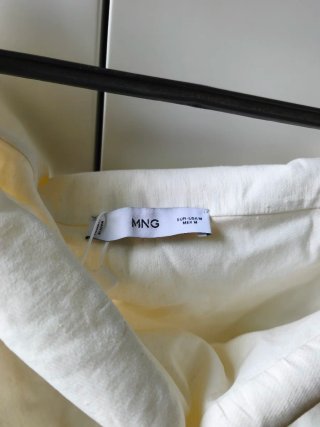 Top Branco sem Ombros - Mango