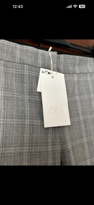 Pantalón  Zara gris - M - nuevo con etiqueta
