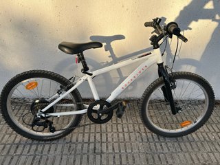 Bicicleta Infantil Rockrider Blanca 20 pulgadas