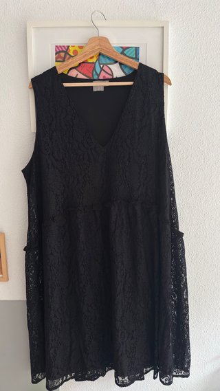 Vestido ASOS encaje negro talla 50