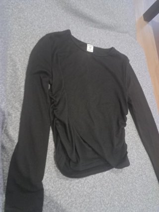 Camiseta Negra Shein Talla xs 34