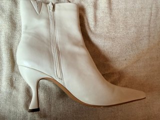 Botines M&S Piel Blanco Roto/Ivory
