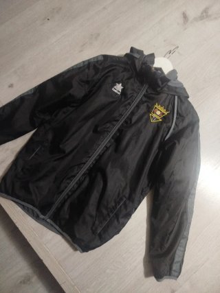 Chaqueta deportiva Luanvi negra y gris