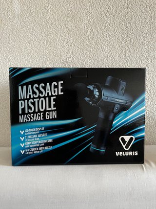 Veluris Massage Gun – 11 Massage Heads, LCD Touch