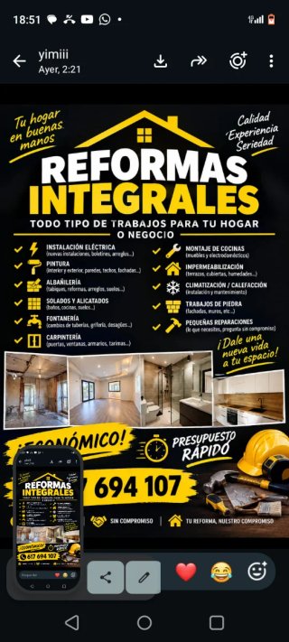 Fontanero albañilería