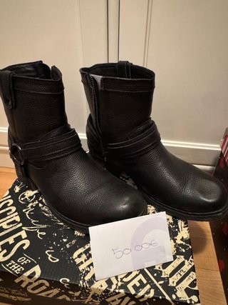 Botas de moto negras talla 41