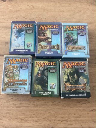 Cajas vacías Cartas Magic