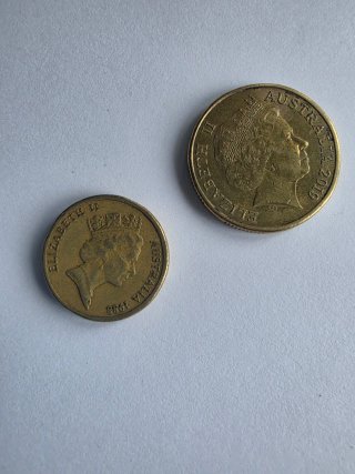 Dólares Australianos (1988 y 2019)