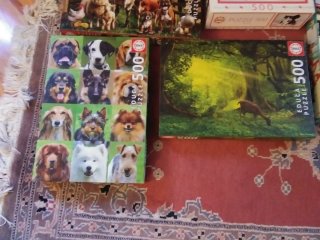 Lote de 5 Puzzles Educa 500 Piezas