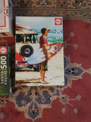Lote de 5 Puzzles Educa 500 Piezas
