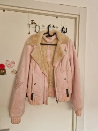 Chaqueta Aviador ONLY Rosa