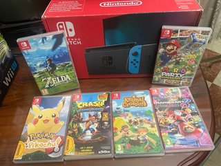 Nintendo Switch + 6 Juegos