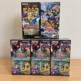 Lotto 5 Box Yu-Gi-Oh! OCG Giapponesi