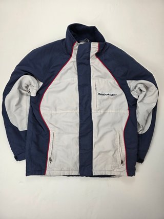 Reebok Vintage Track Jacket Navy Blue White Red Re