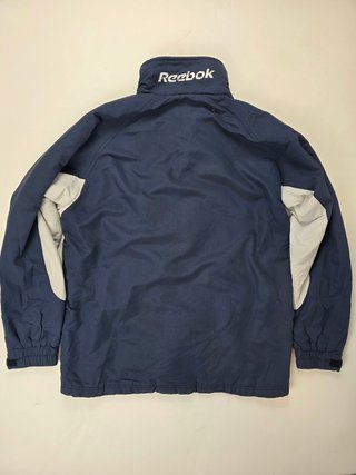 Reebok Vintage Track Jacket Navy Blue White Red Re