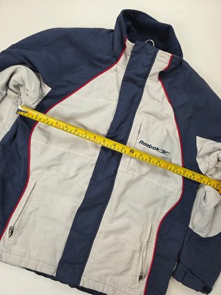 Reebok Vintage Track Jacket Navy Blue White Red Re