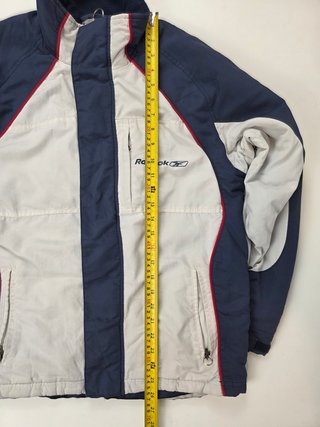Reebok Vintage Track Jacket Navy Blue White Red Re