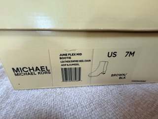 Botines Michael Kors origian Negro/Marrón hebilla