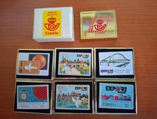 Colección Sellos Conmemorativos Expo 92