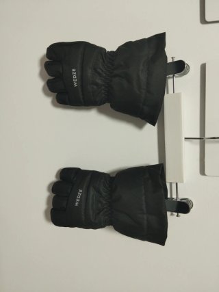 Guantes de nieve Wedze negros 6 años