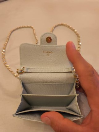 Borsa a tracolla CHANEL bianca