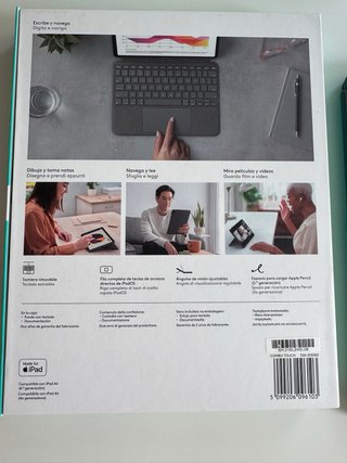 Teclado Logitech Combo Touch Ipad Air 4th gen