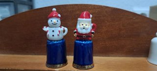 2 Dedales Teteras Navidad