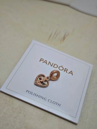 Charm Corazón Pandora plateado plata ale