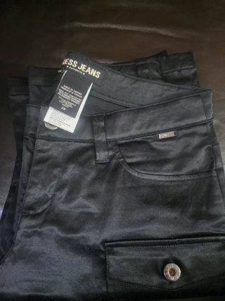 Pantalones Guess Jeans Negros Talla 28