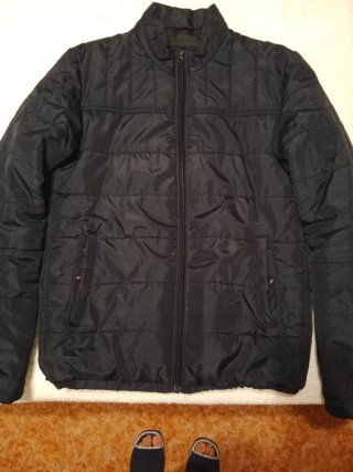 Chaquetón acolchado azul marino