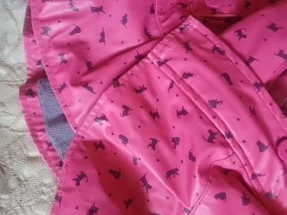 Abrigo niña tuc tuc rosa