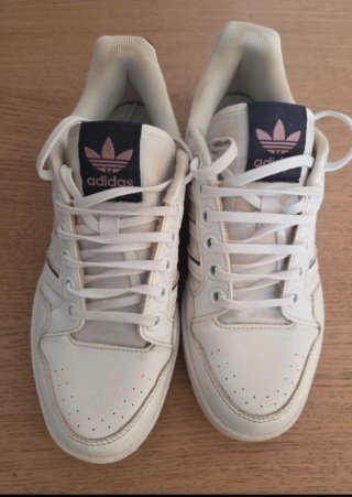 Zapatillas Adidas NY90 Mujer Blancas Rosas