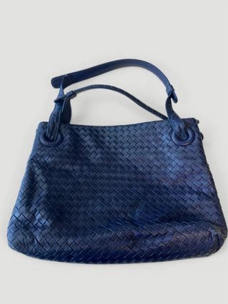 Bolso Bottega Veneta Trenzado Azul