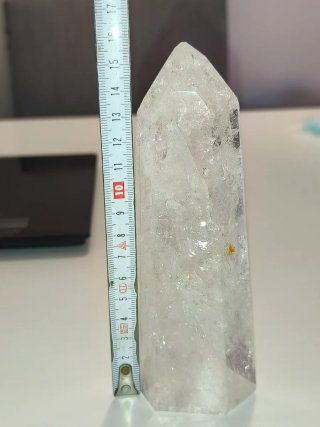 Punta de cuarzo cristal de roca 16cm