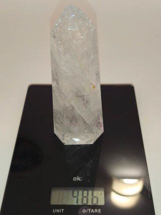 Punta de cuarzo cristal de roca 16cm