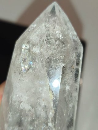Punta de cuarzo cristal de roca 16cm