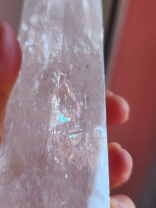 Punta de cuarzo cristal de roca 16cm
